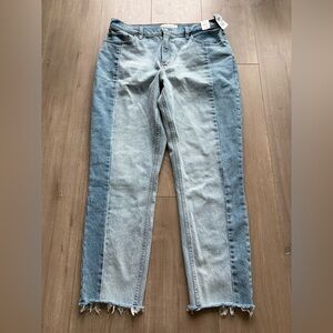 Abercrombie & Fitch Two-Tone Blue Jeans